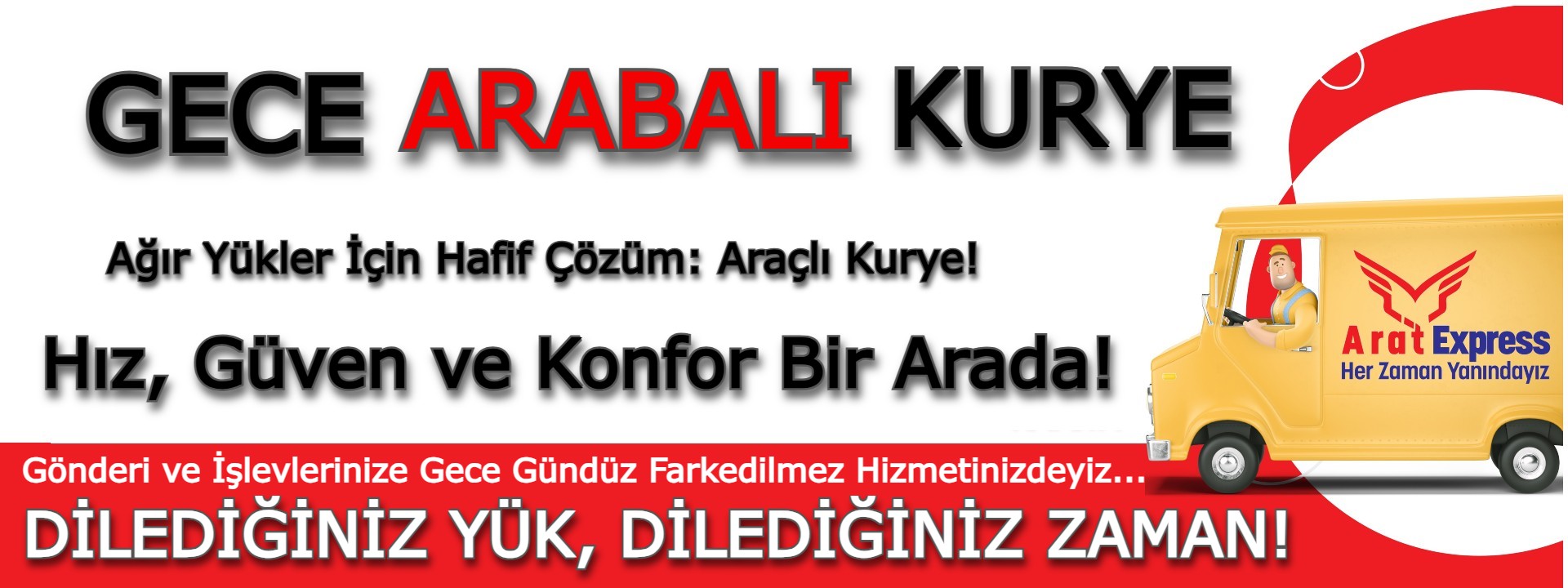  Gece Arabalı Kurye