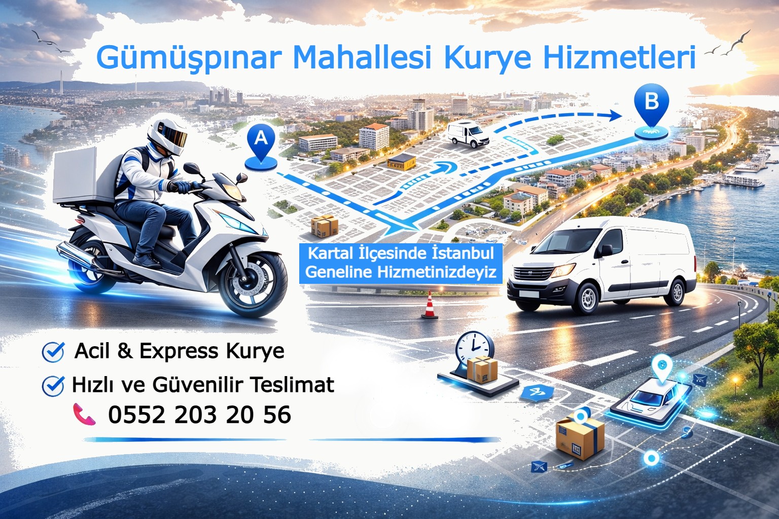  Gümüşpınar Mahallesi Kurye Hizmetleri