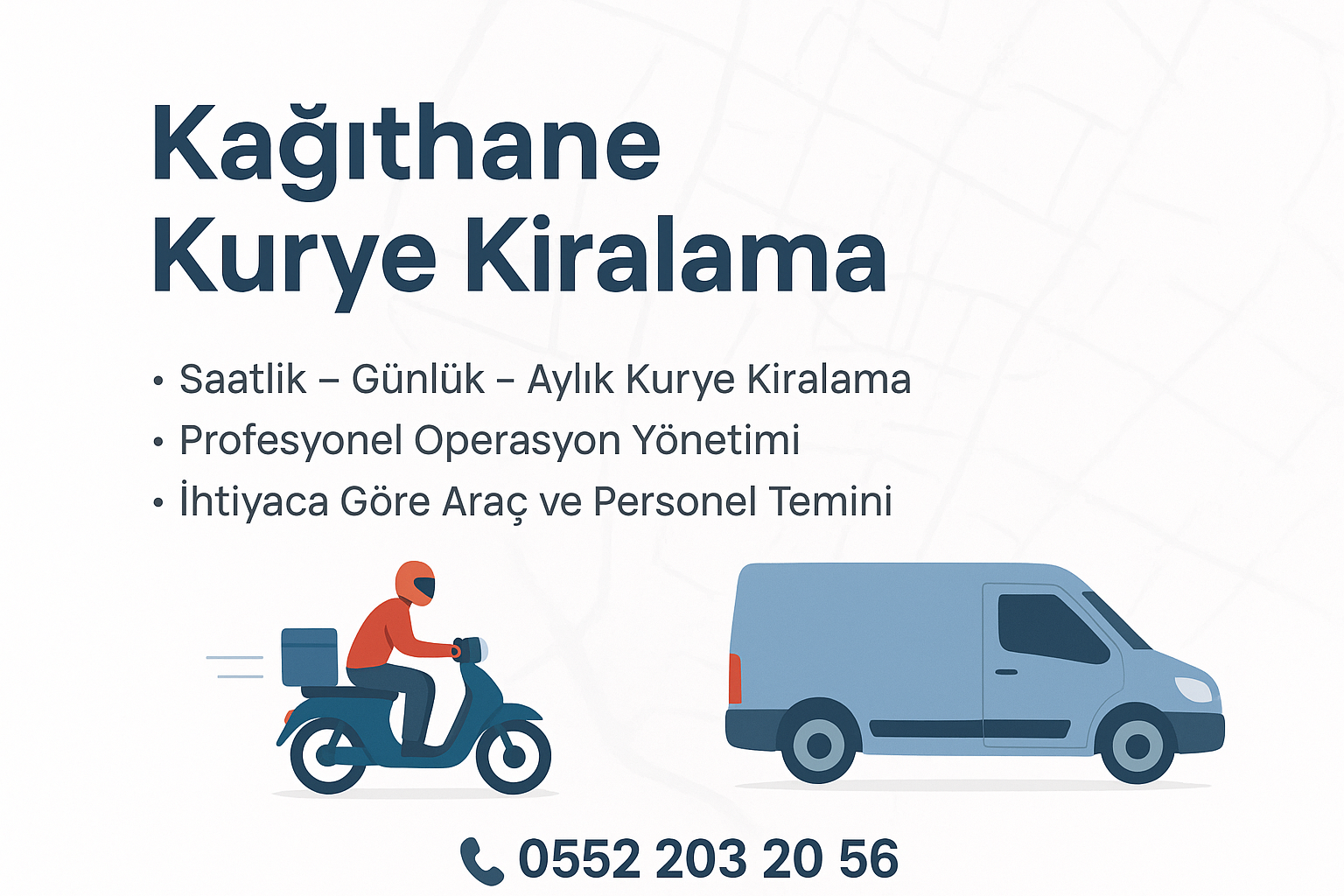  Kağıthane Kurye Kiralama
