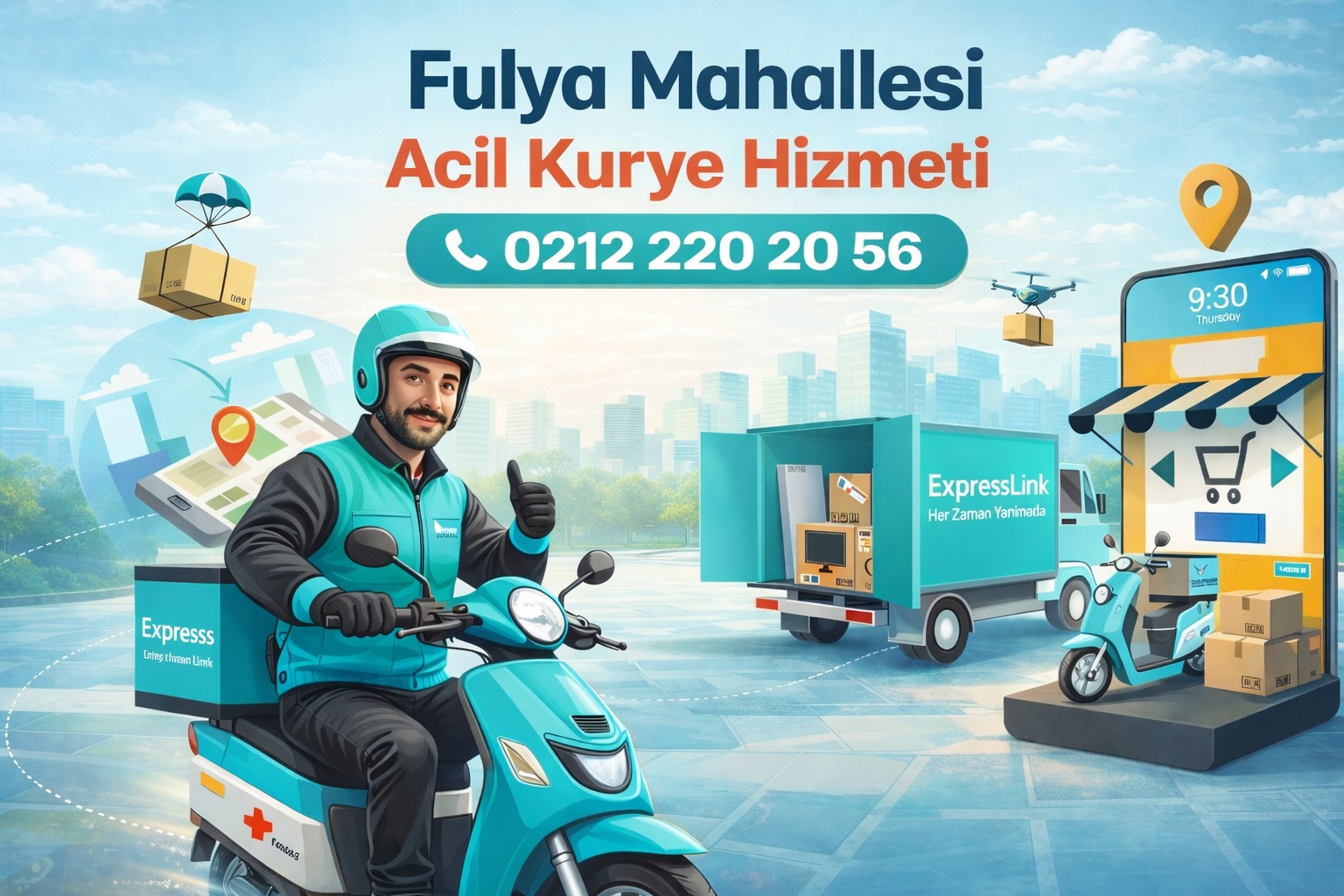  Fulya Mahallesi Acil Kurye Hizmeti