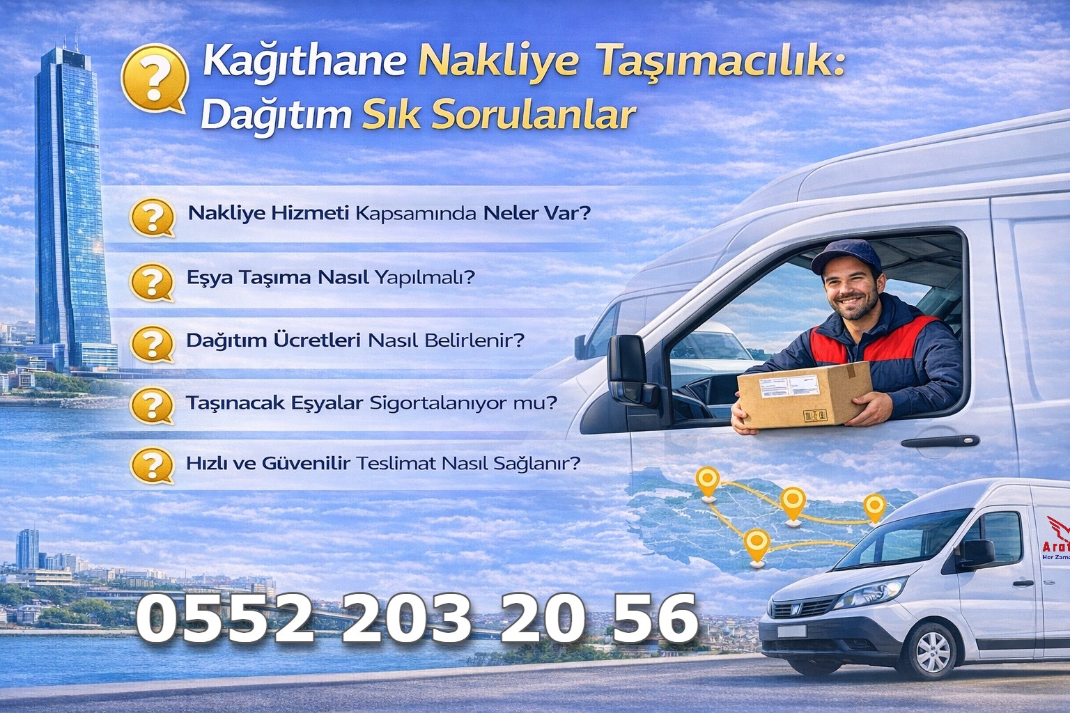  Kağıthane Nakliye Taşımacılık: Dağıtım Sık Sorulanlar