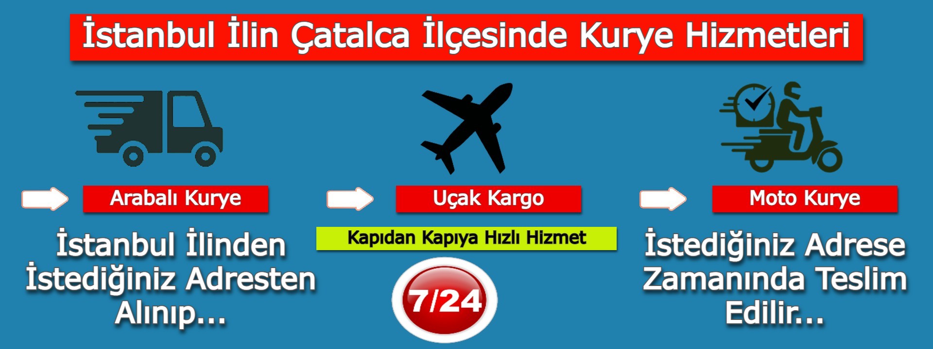  Çatalca OSB hızlı teslimat