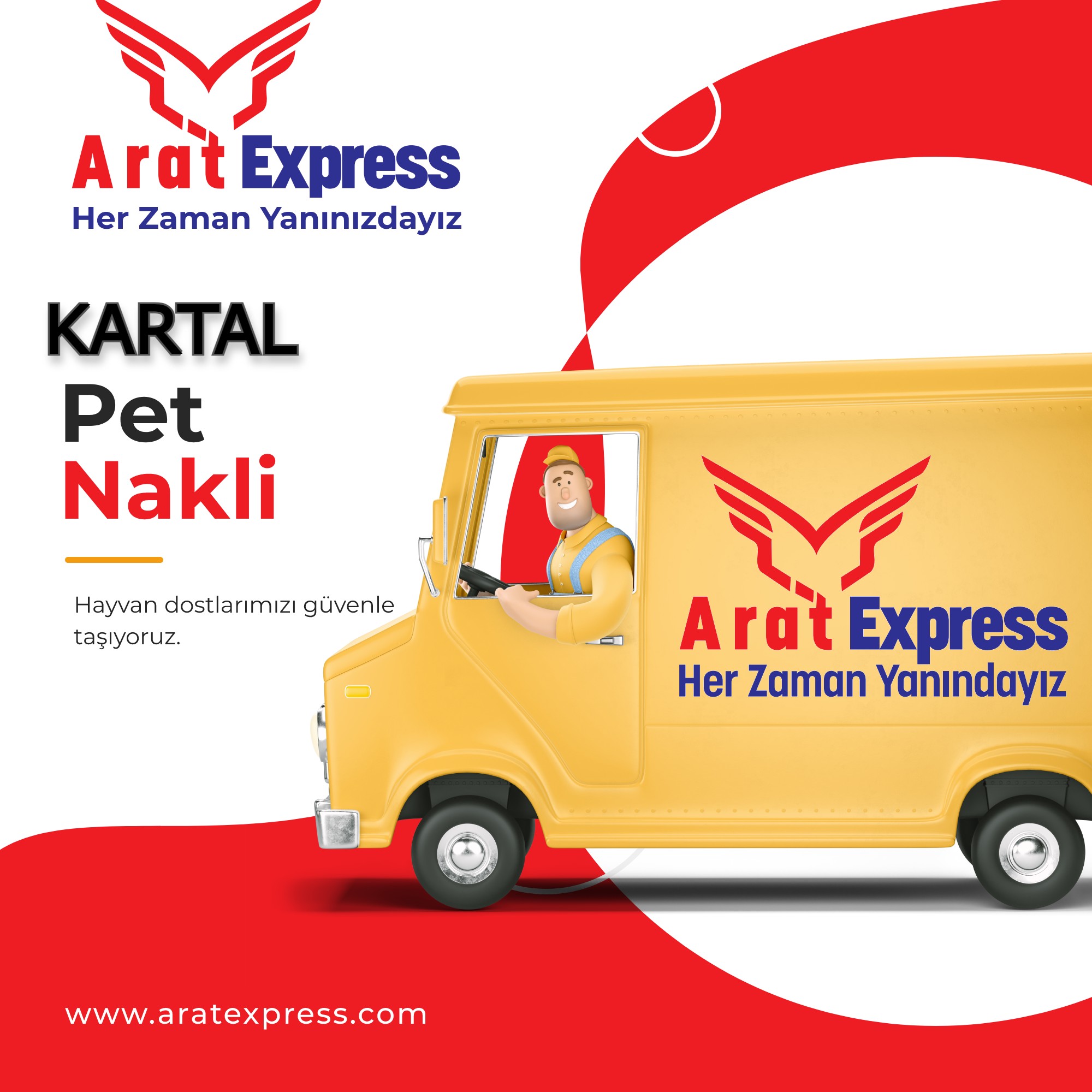  Kartal pet nakli hızlı evcil hayvan taşımacılık