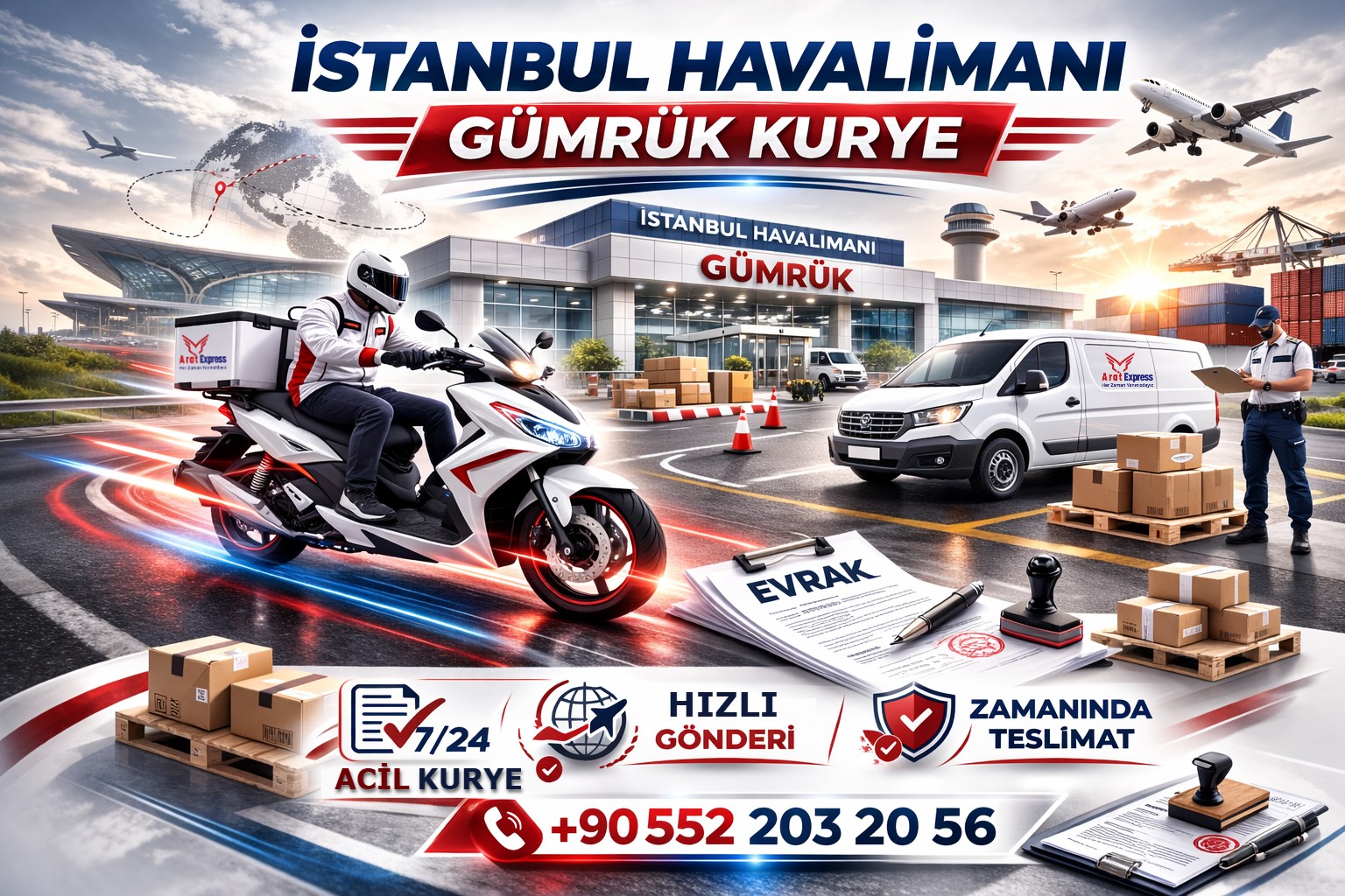  İstanbul Havalimanı Gümrük Kurye