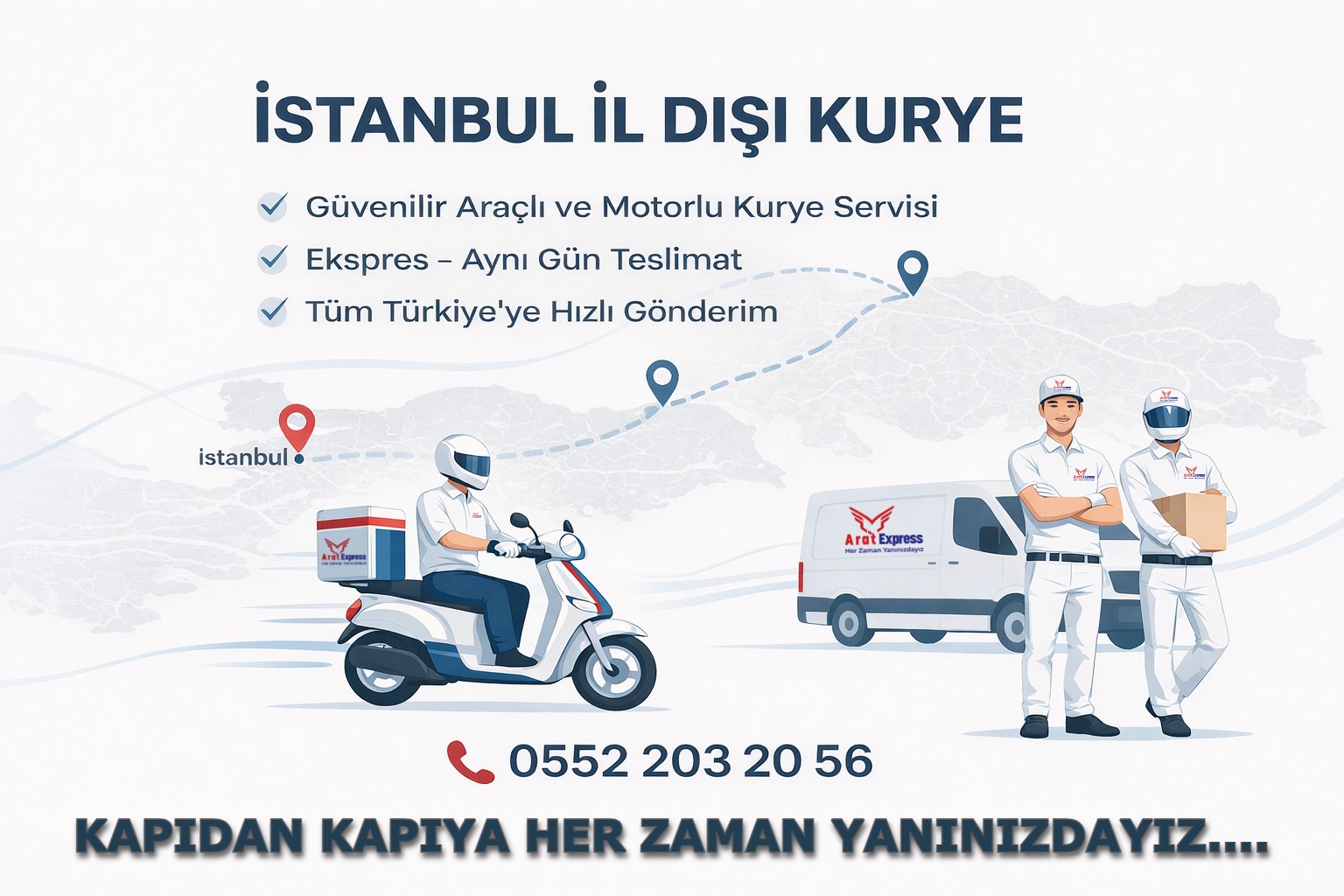  İstanbul İl Dışı Kurye