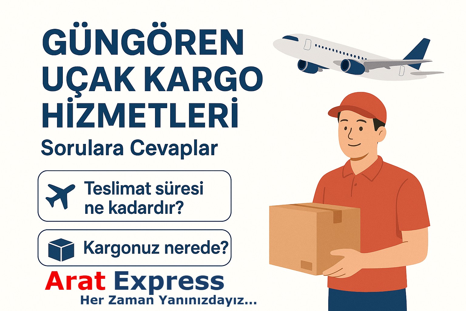  Güngören'den Uçak Kargo Hizmetleri