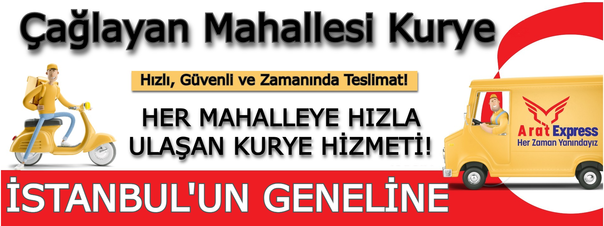  Çağlayan Mahallesi Kurye Hizmetleri