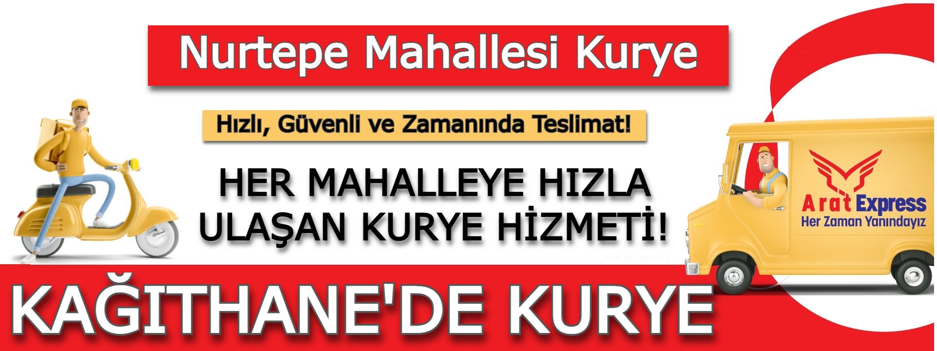  Nurtepe Mahallesi Kurye Hizmetleri