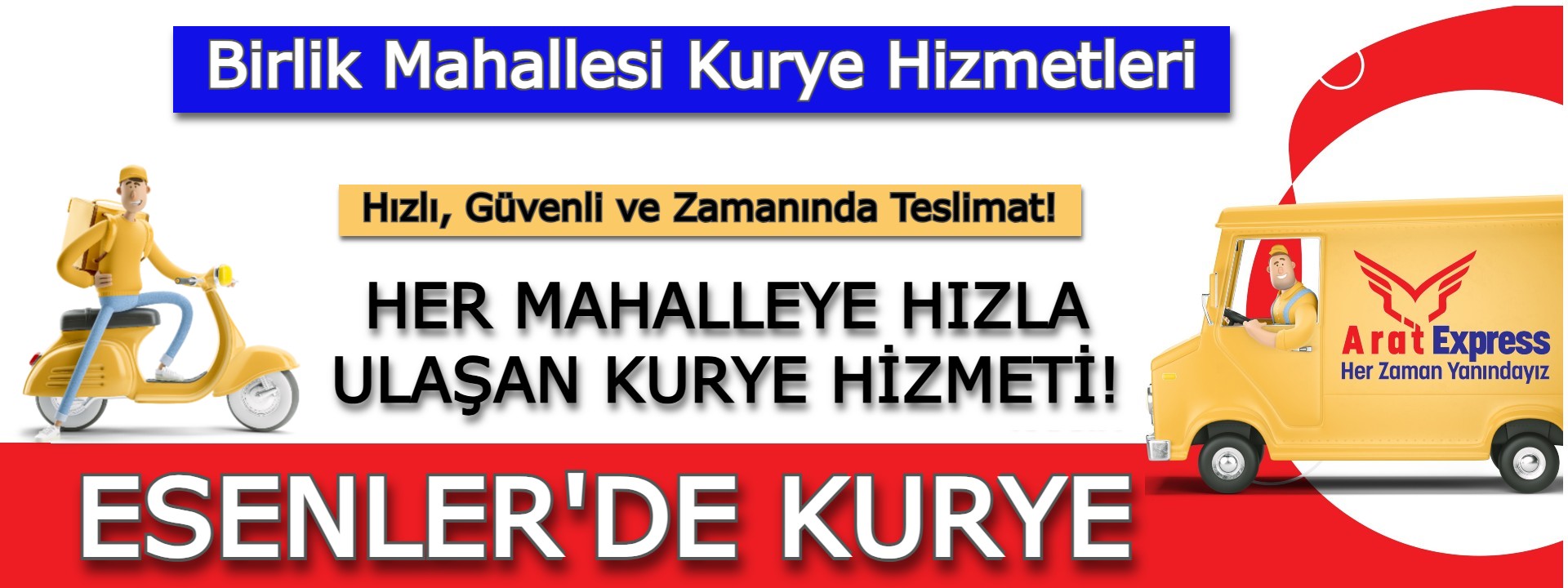  Birlik Mahallesi Kurye Hizmetleri