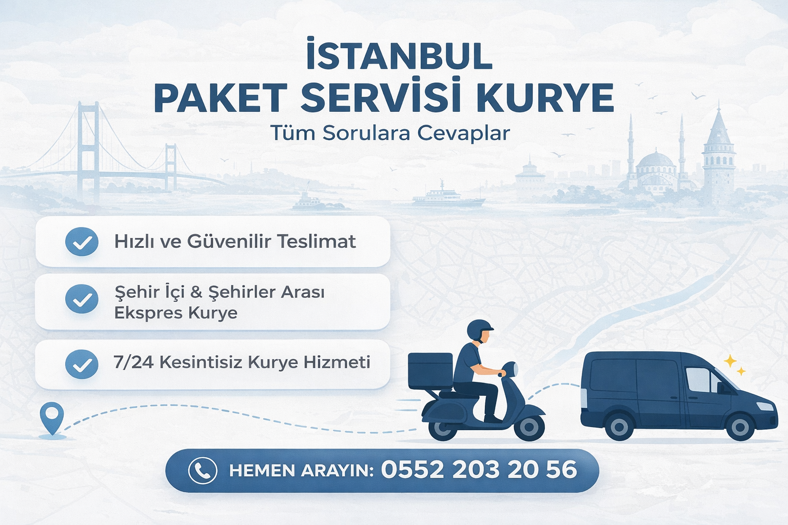  İstanbul Paket Servisi Kurye