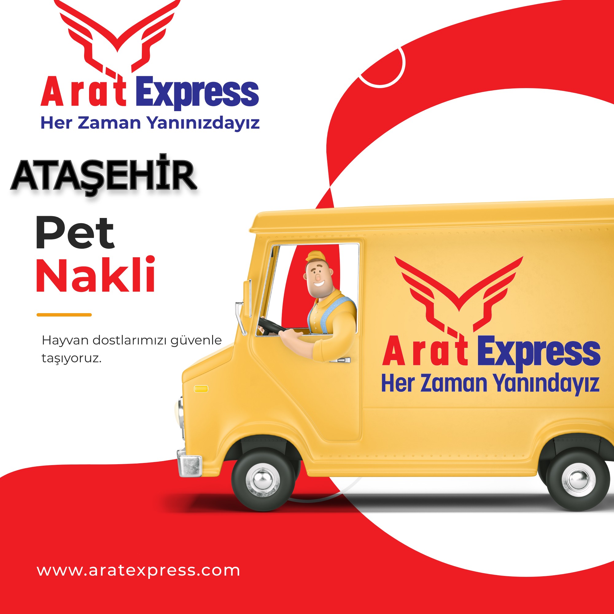  Ataşehir pet nakli hızlı evcil hayvan taşımacılık