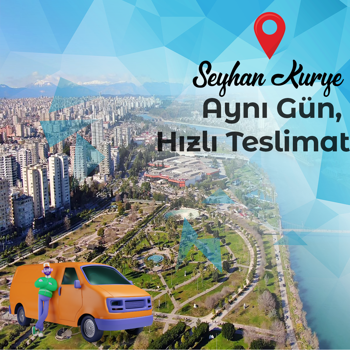  Seyhan Kurye : Aynı gün hızlı teslimat