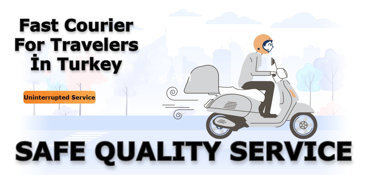  Fast courier for travelers in Turkey