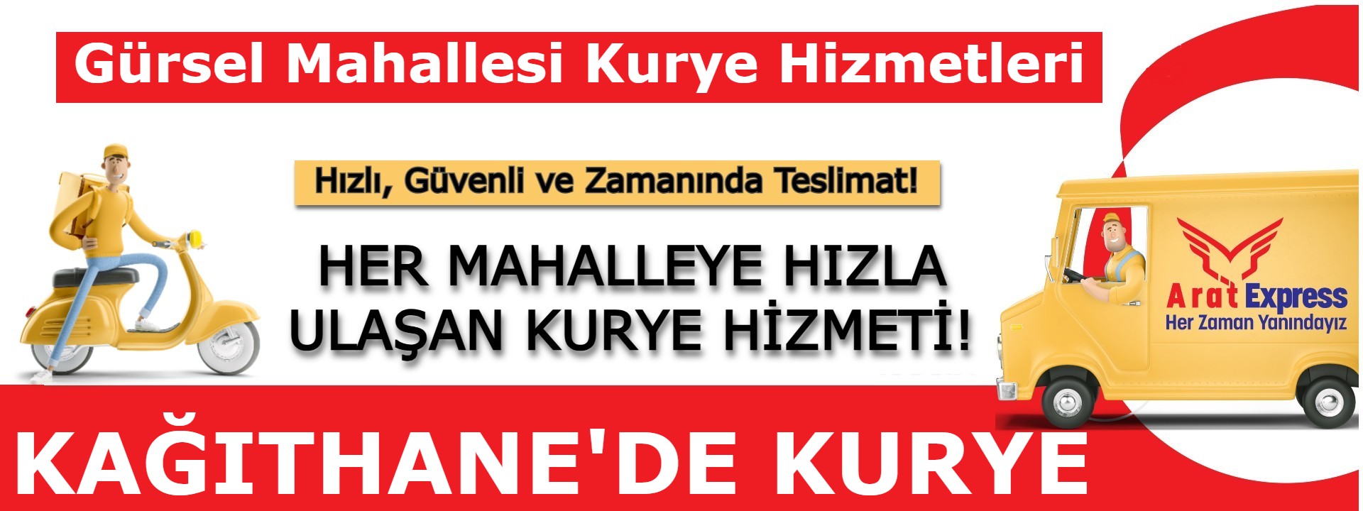 Gürsel Mahallesi Kurye Hizmetleri