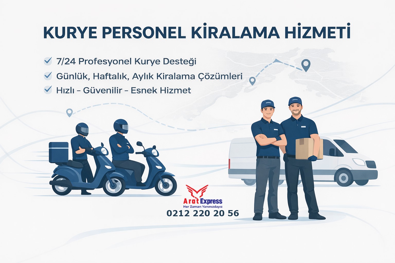  Kurye Personel Kiralama Hizmeti