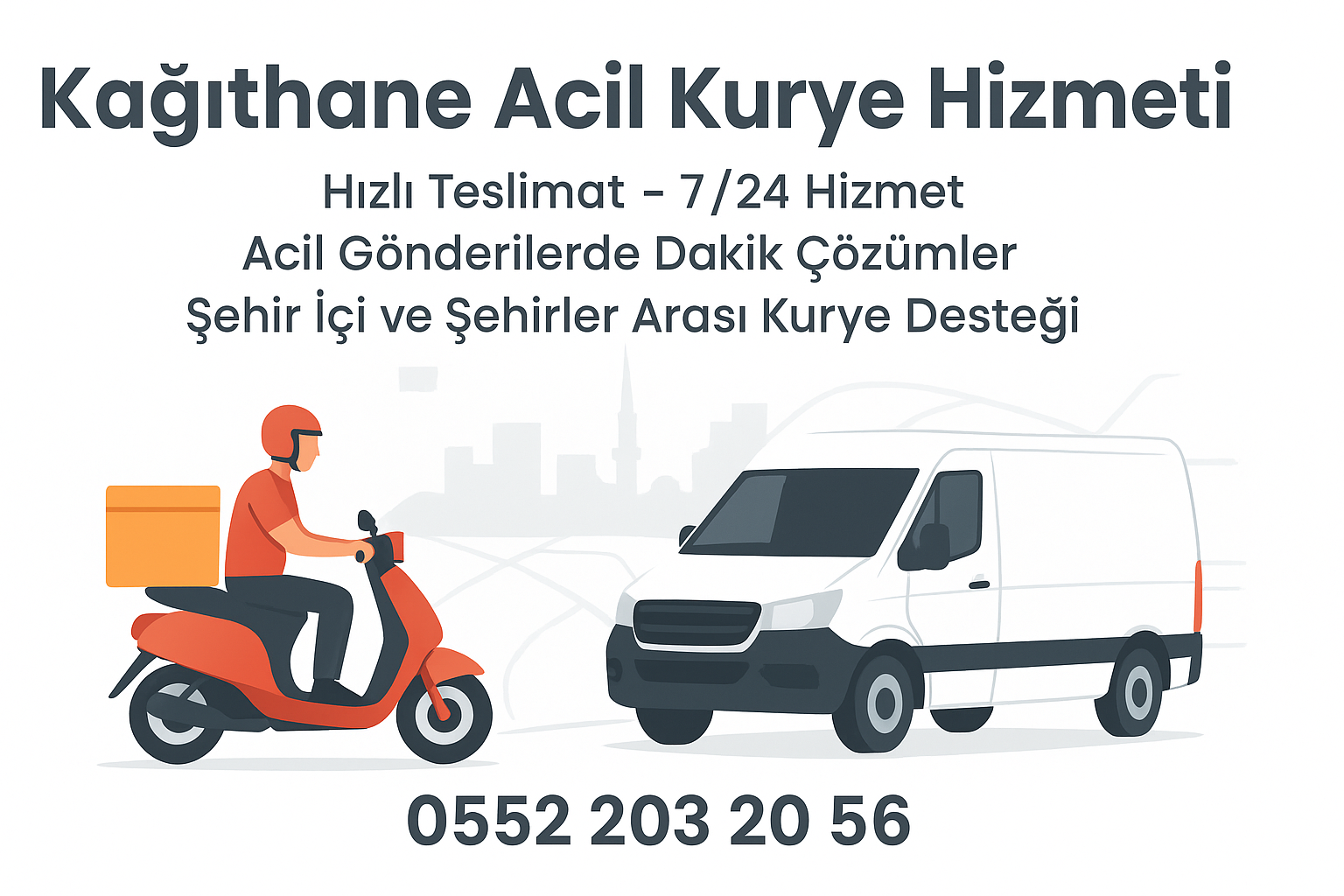  Kağıthane Acil Motorlu Kurye