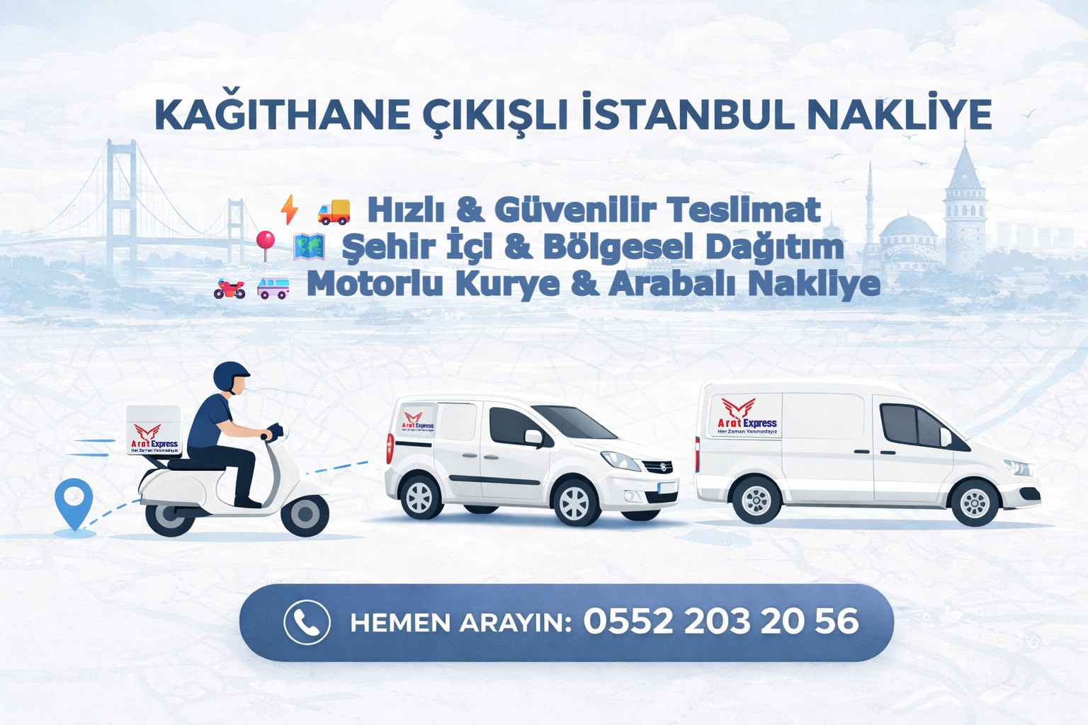  Kağıthane Çıkışlı İstanbul Nakliye