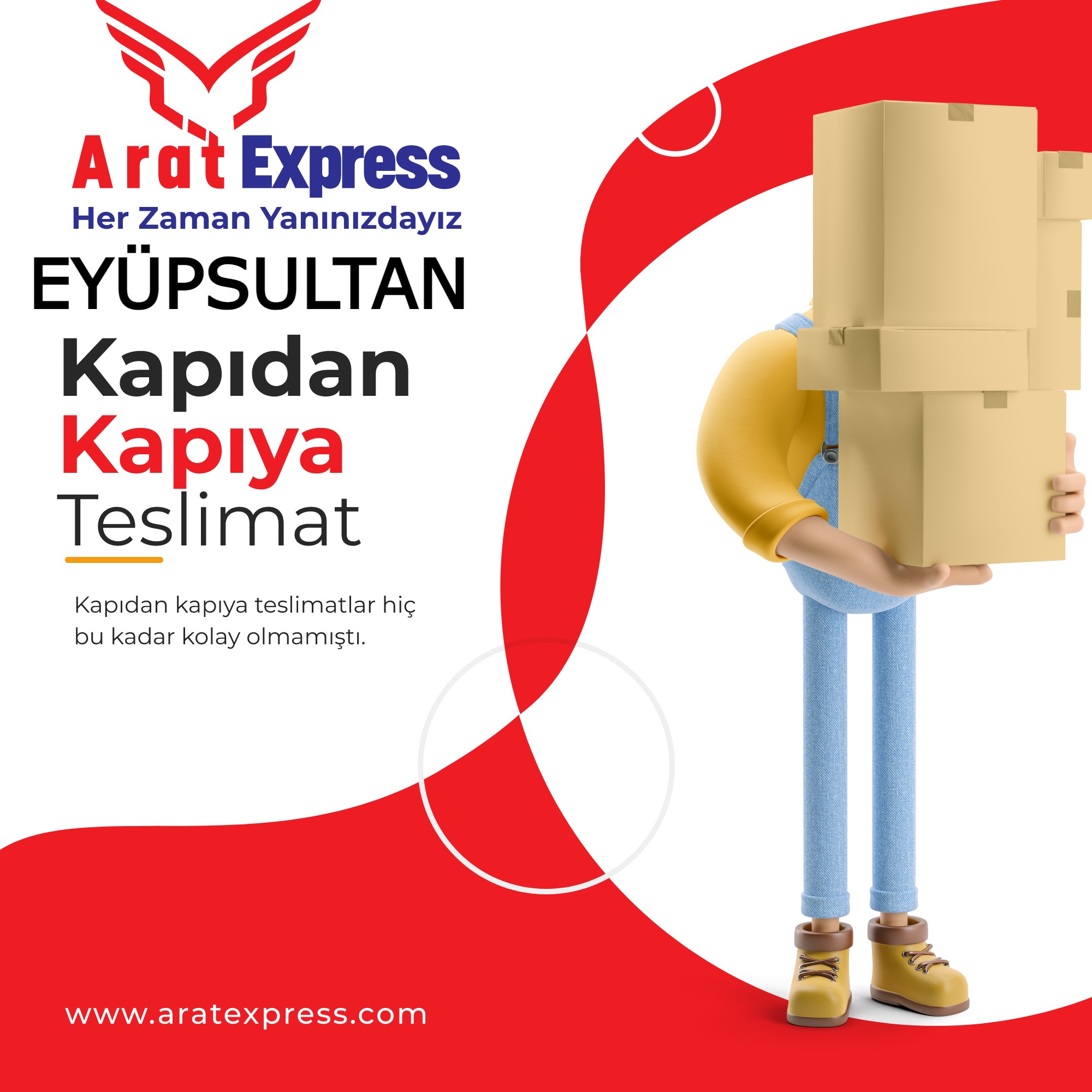  Eyüpsultan kapıdan kapıya kurye kargo teslimat