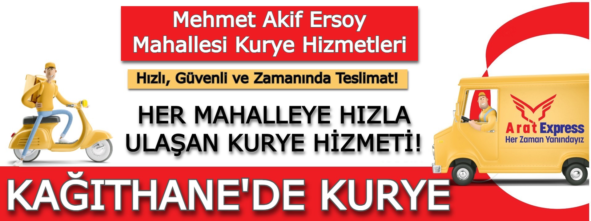  Mehmet Akif Ersoy Mahallesi Kurye Hizmetleri
