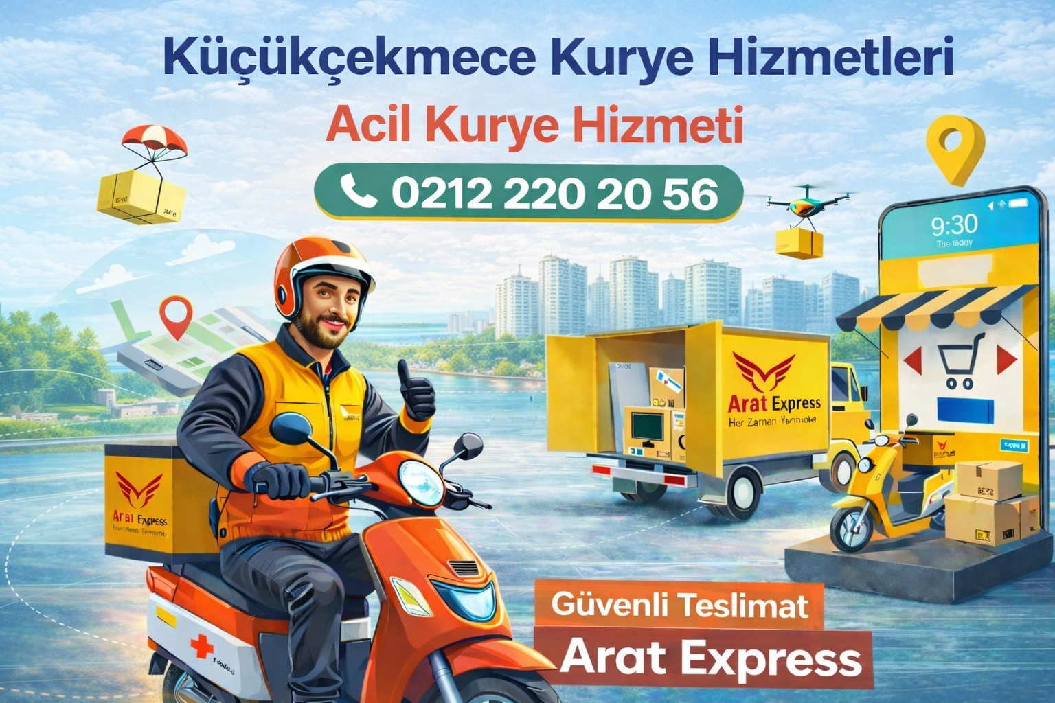  Küçükçekmece Kurye Hizmetleri